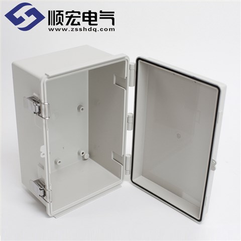 UN-OOO-3040-15 塑料盒 金属门扣塑灶铰链 300X400X150