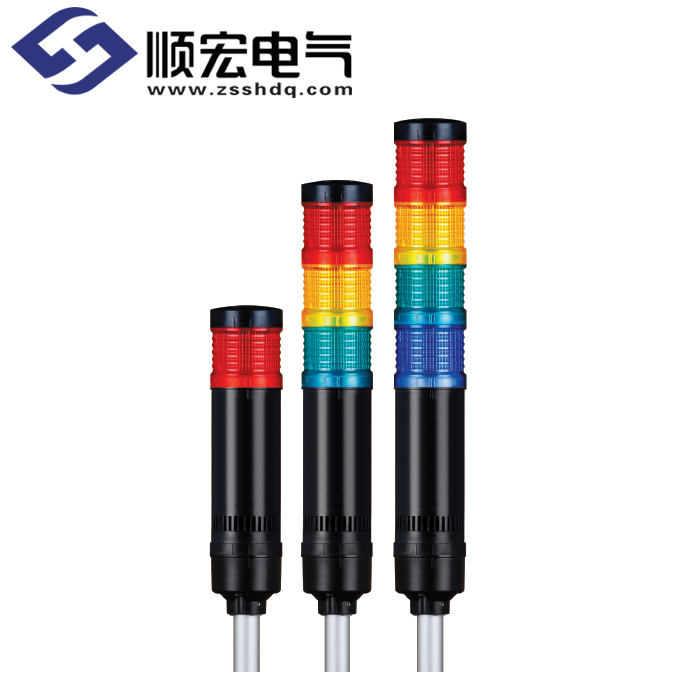 QT50L-W Φ50mm 铝管固定型 多功能组合式 LED 信号灯 Max.85dB