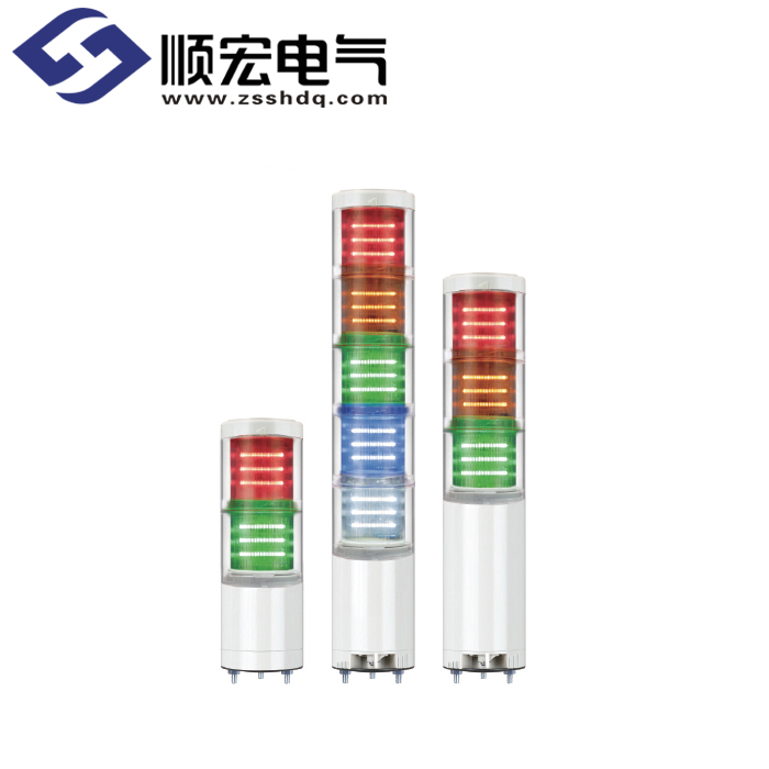 QTC60ML/QTCA60ML Φ60mm 直附型 LED 模块型长亮/闪亮多层信号灯 Max.90dB