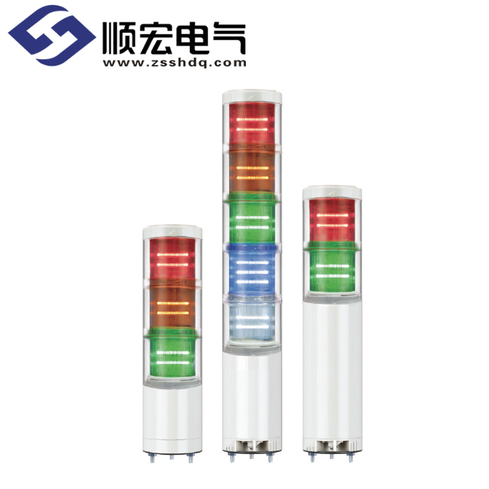 QTC50ML/QTCA50ML Φ50mm 直附型 LED 模块型长亮/闪亮多层信号灯 Max.85dB