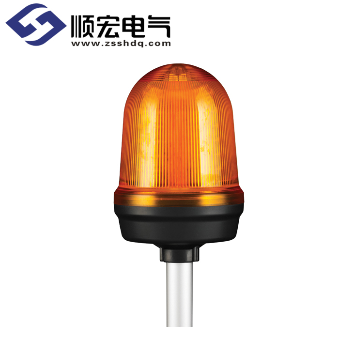 Q125LP Φ125mm 铝管固定型 LED 长亮/闪亮指示灯 Max.80dB