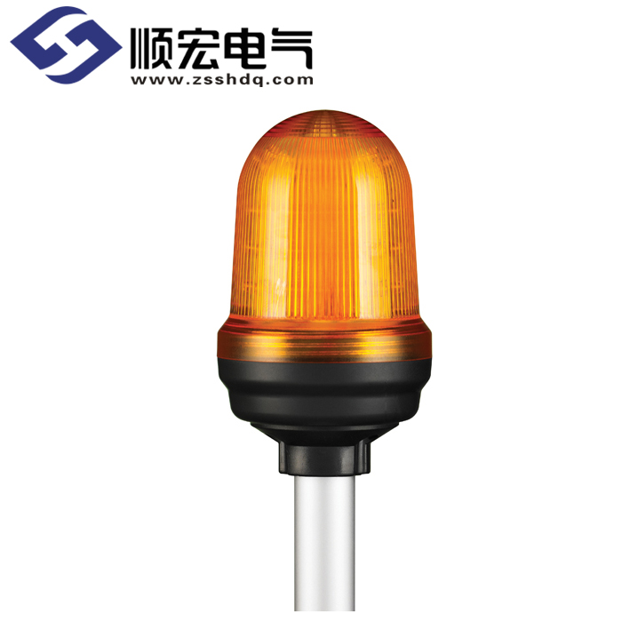 Q80LP Φ80mm 铝管固定型 LED 长亮/闪亮指示灯 Max.80dB