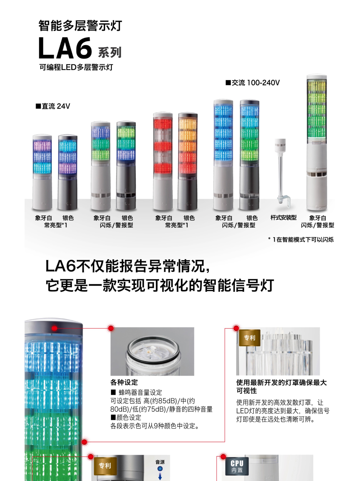 LA6-5智能多层警示灯